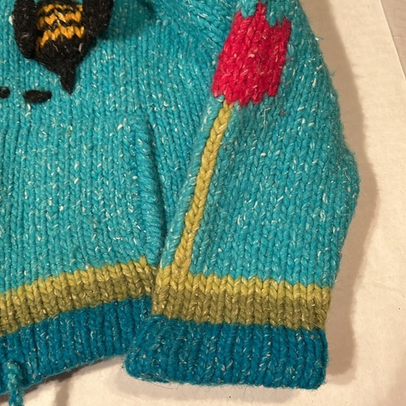 Beautiful casa de la Lana zipper sweater with pockets cotton and wool size 2 - Picture 2 of 8